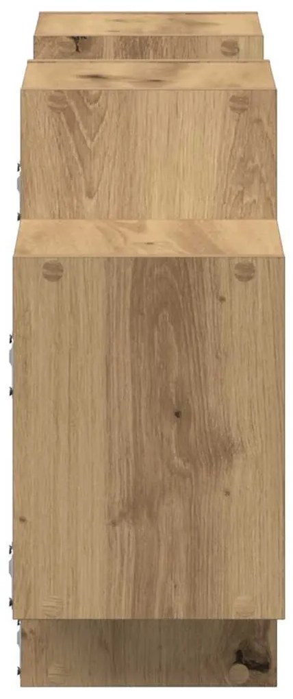 vidaXL Ράφι Τοίχου Αρτισιανή Δρυς 129x18x42 εκ. από Επεξεργασμένο Ξύλο