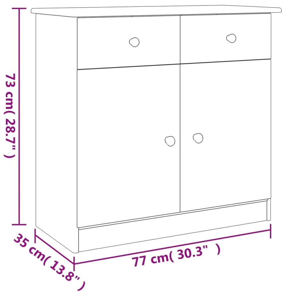 ΝΤΟΥΛΑΠΙ ALTA 77 X 35 X 73 ΕΚ. ΑΠΟ ΜΑΣΙΦ ΞΥΛΟ ΠΕΥΚΟΥ 353941