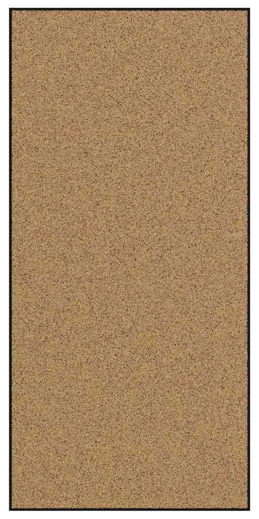 vidaXL Χαλάκι Εξώπορτας Κρέμα και Μαύρο 120 x 250 cm