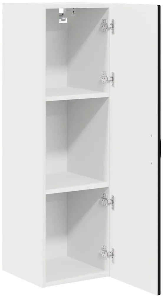 vidaXL Ντουλάπα Κουζίνας Μαύρο 30 x 31 x 100 εκ. Επεξεργασμένο ξύλο