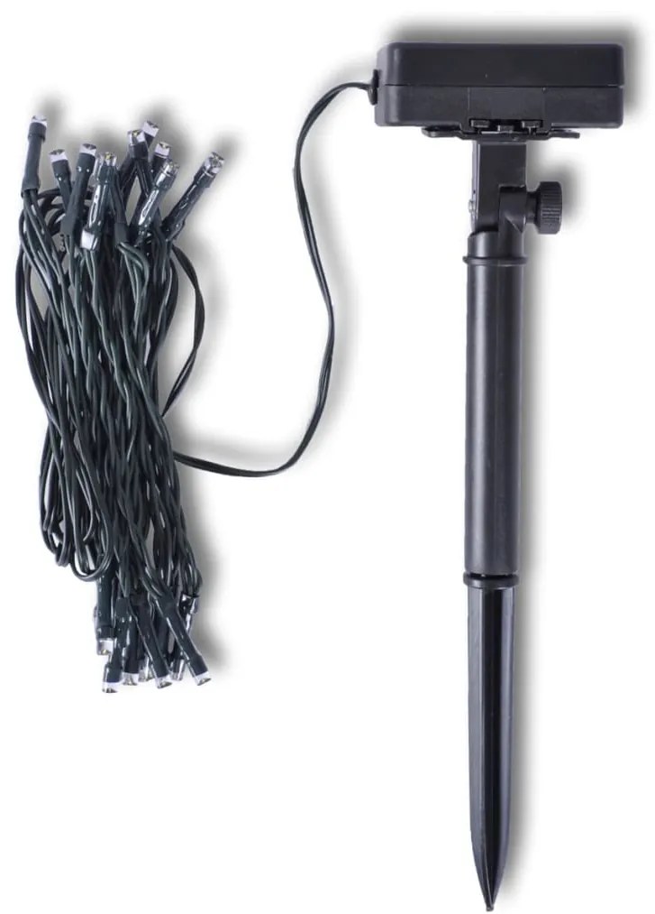 Πυξάρι Σχήμα Μπάλας με Τεχνητά Φύλλα &amp; Φωτάκια LED Ηλιακά 2 τεμ 35 εκ.