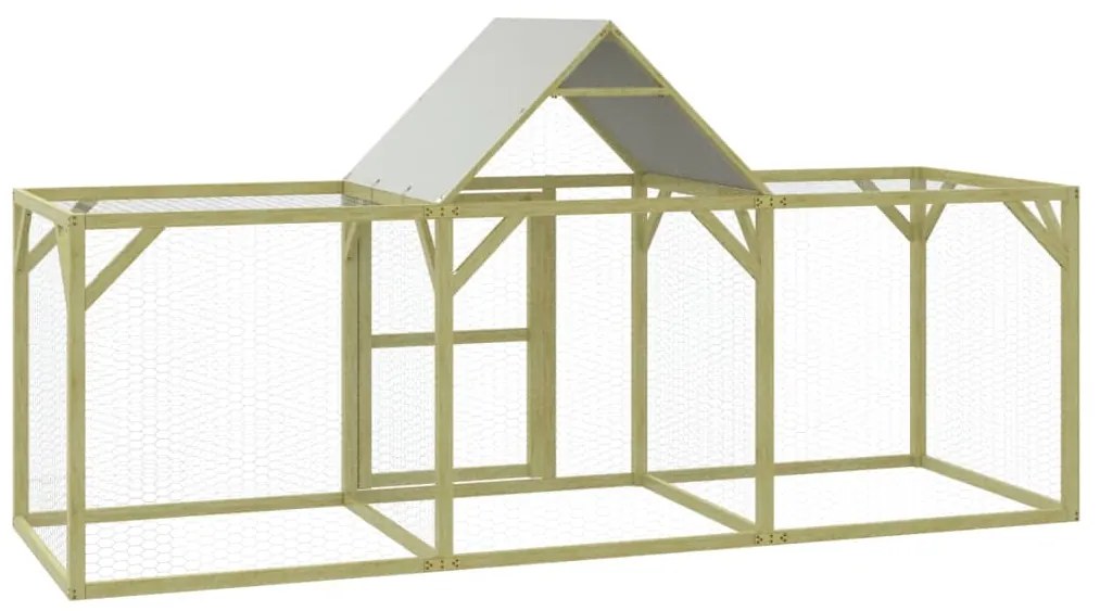 vidaXL Κοτέτσι 300x100x150 εκ. από Μασίφ Εμποτισμένο Ξύλο Πεύκου