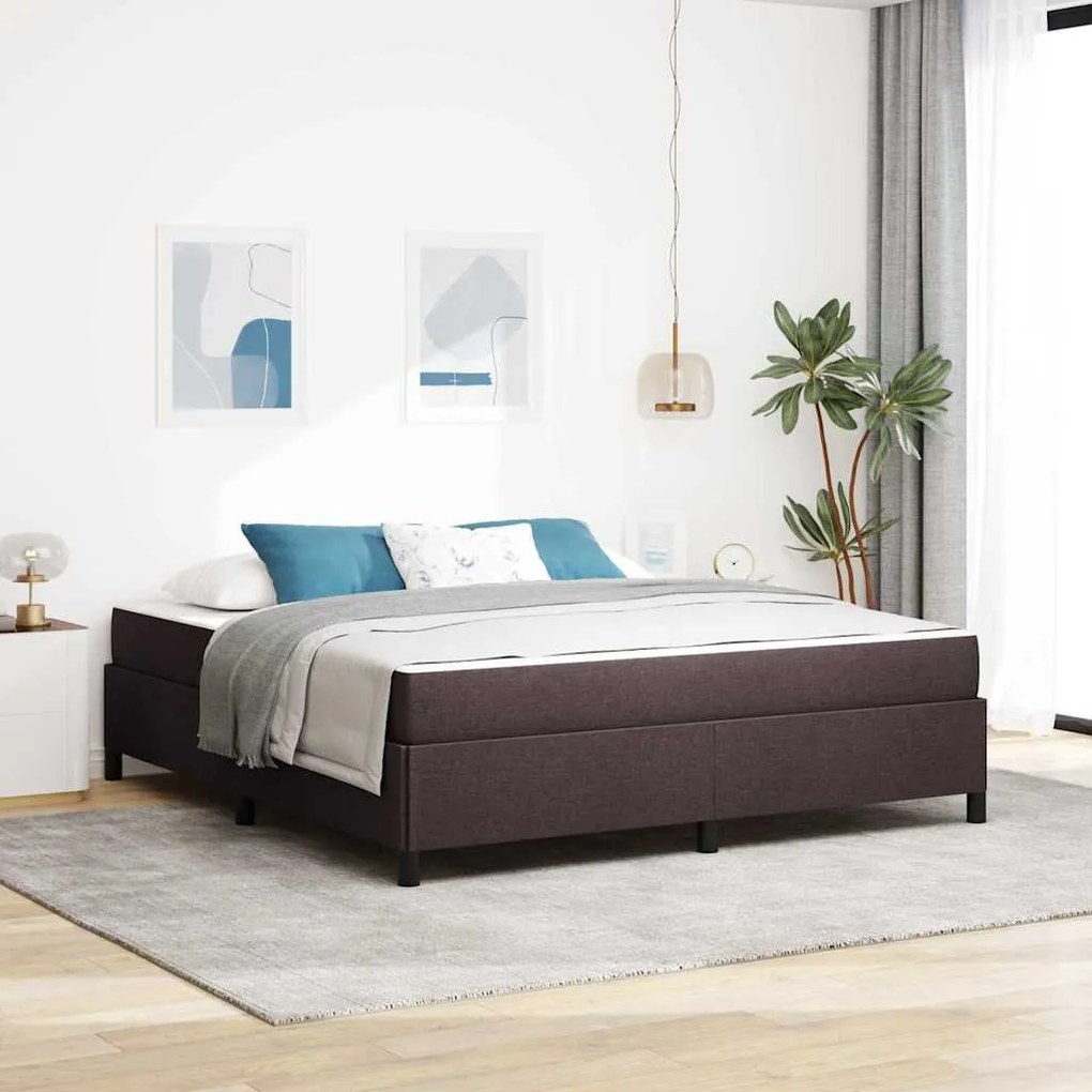 vidaXL Κρεβάτι με ελατήρια Καφέ 180 x 200 cm