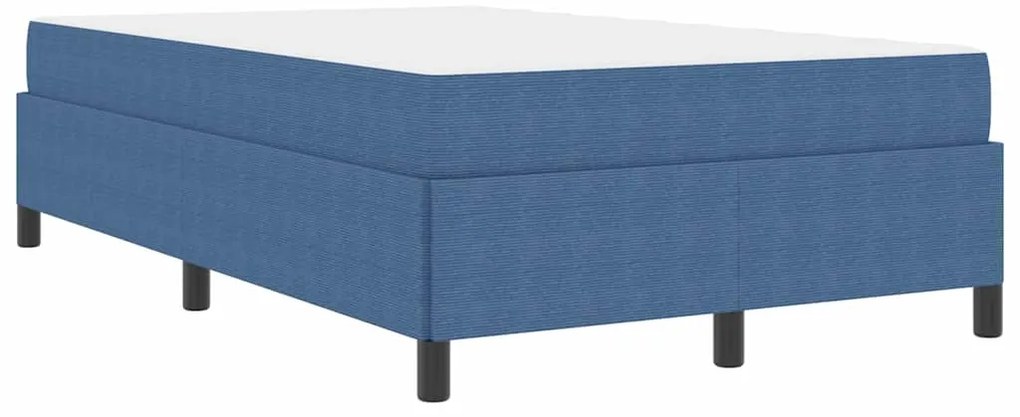 vidaXL Σκελετός Κρεβατιού Μπλε 120 x 200 cm Βελούδο