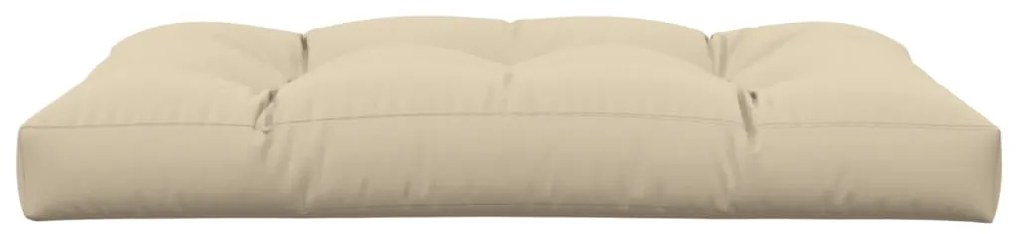 vidaXL Μαξιλάρι Παλέτας Μπεζ 120 x 80 x 12 εκ. Υφασμάτινο
