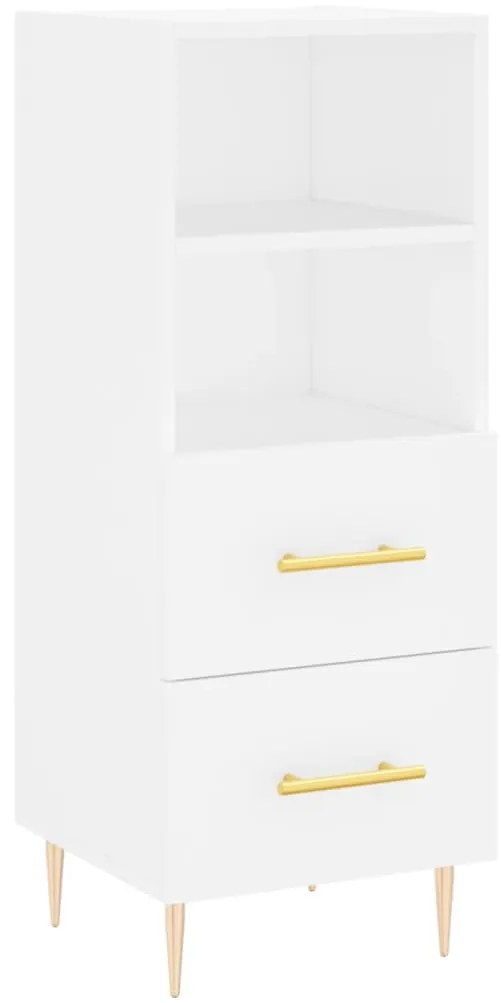 vidaXL Ντουλάπι Λευκό 34,5 x 34 x 90 εκ. από Επεξεργασμένο Ξύλο