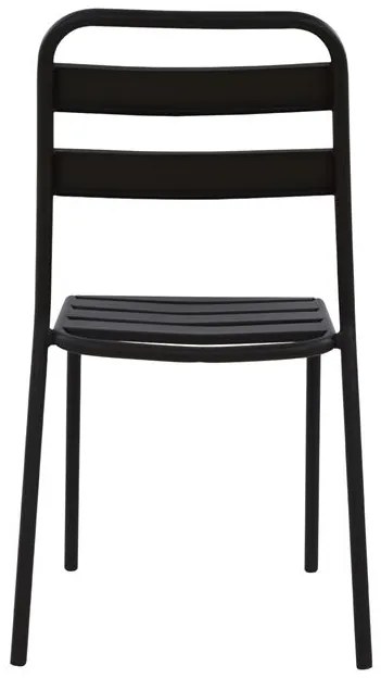 ΚΑΡΕΚΛΑ ΜΕΤΑΛΛΙΚΗ ΜΑΥΡΗ JASON HM5177.01 43x50x86cm - 0614687 - HM5177.01