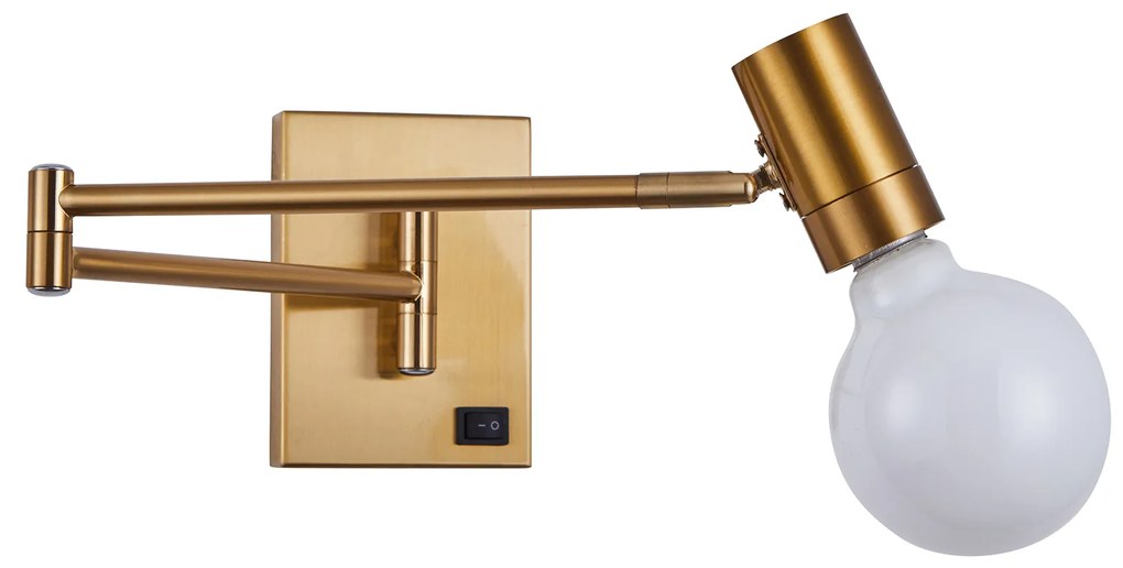 SE21-GM-52 ADEPT GOLD MATT WALL LAMP B3