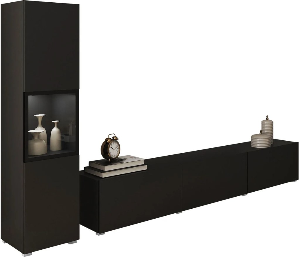 Σύνθεση σαλονιού Berlin I-Μαύρο