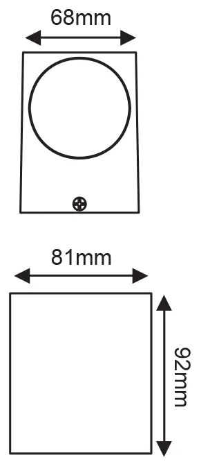 LED HP WALL LUMINAIRE 4W 230LM 40° 230V AC 3.000K MATT WHITE CRI80 IP65 30.000HRS - LG2203W