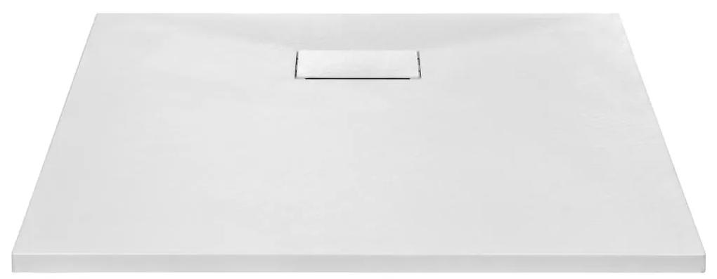 vidaXL Βάση Ντουζιέρας Λευκή 90 x 90 εκ. από SMC