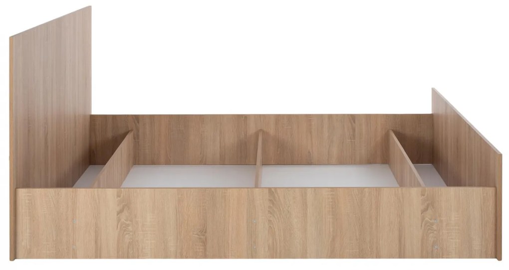 Κρεβάτι ADLER Διπλό Sonoma Oak 160x200 εκ. 170x205x95 εκ.