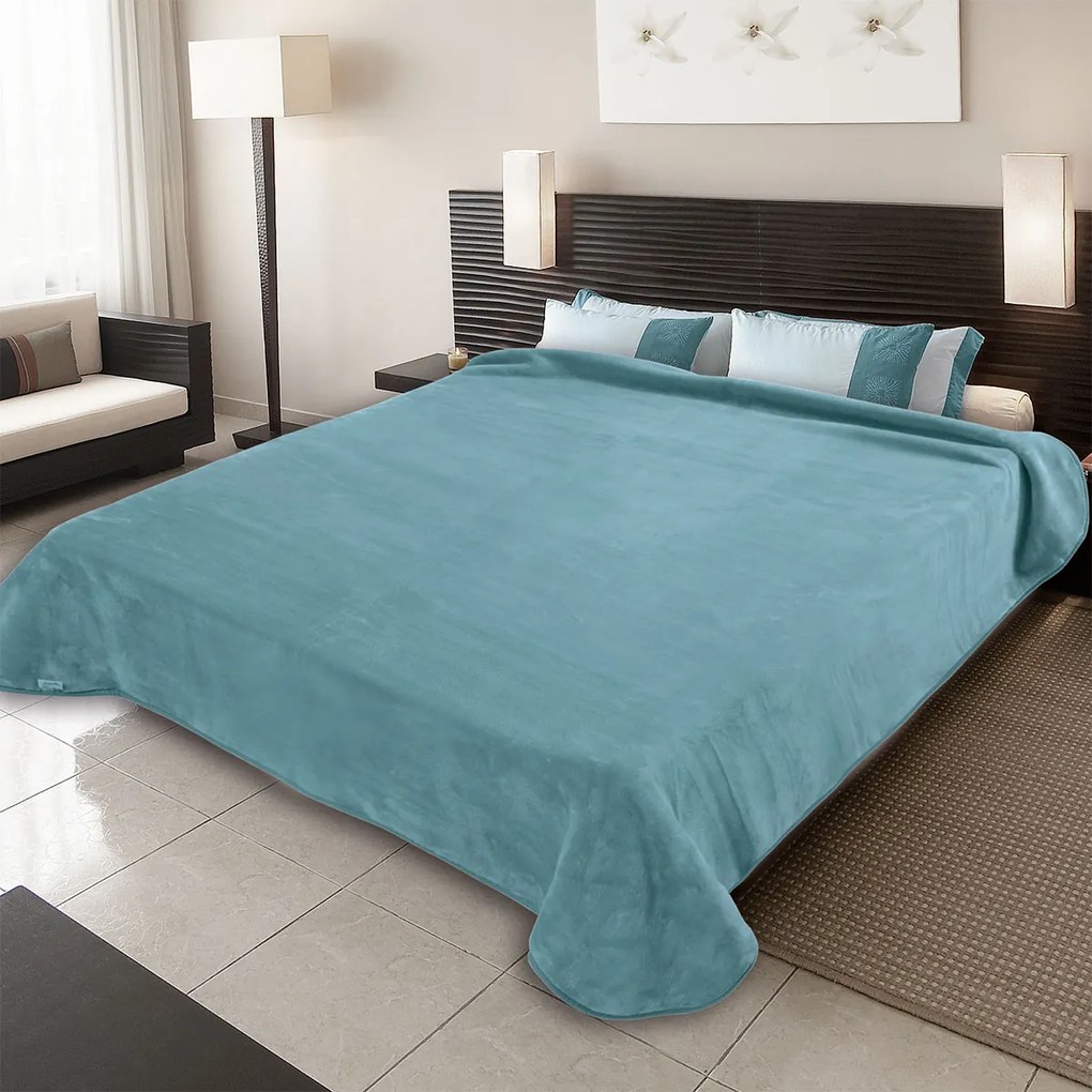 Κουβέρτα King Size 240×260 BELPLA STER PLAIN LAGUNA(71) 240X260