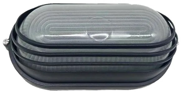 Απλίκα Φωτιστικό Τοίχου Με Κάλυμμα E27 IP45 ACA-HI5033BMS-Μαύρο HI5033BMS