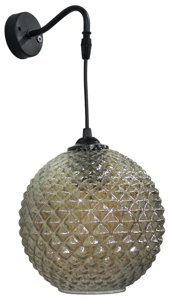 Απλίκα Τοίχου Heronia Ball 02-0226 Fume
