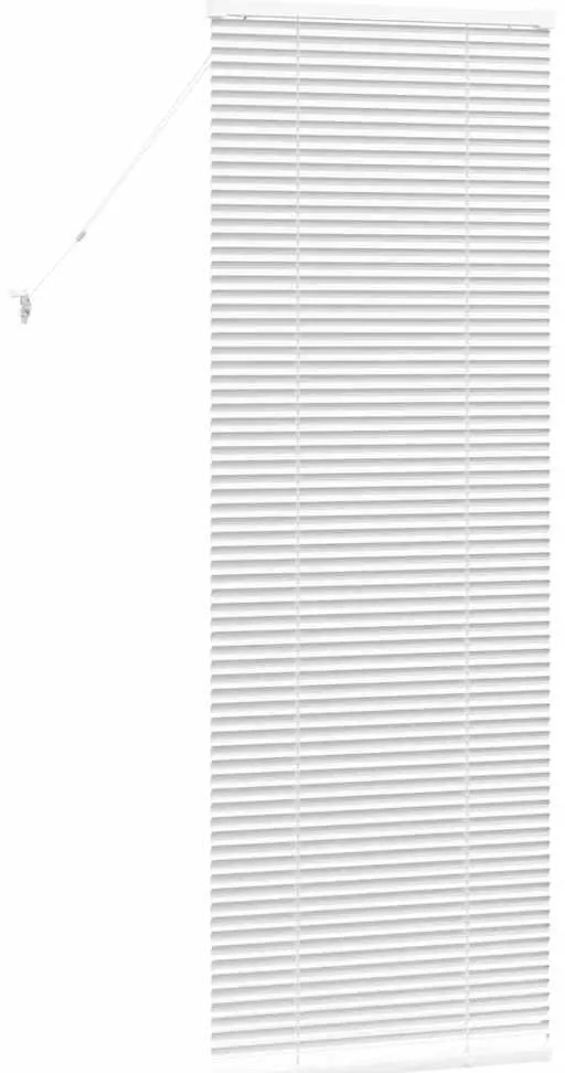 vidaXL Ρολό Παραθύρου με κουρτίνες Λευκό Αλουμίνιο