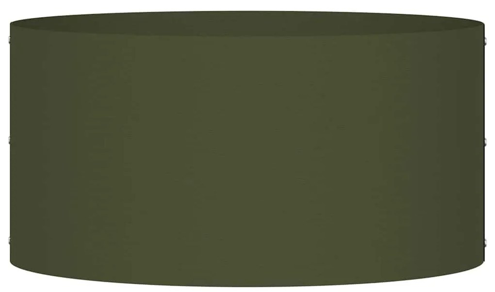 vidaXL Γλάστρα Κήπου Λαδί 40 x 40 x 20 cm Ατσάλι