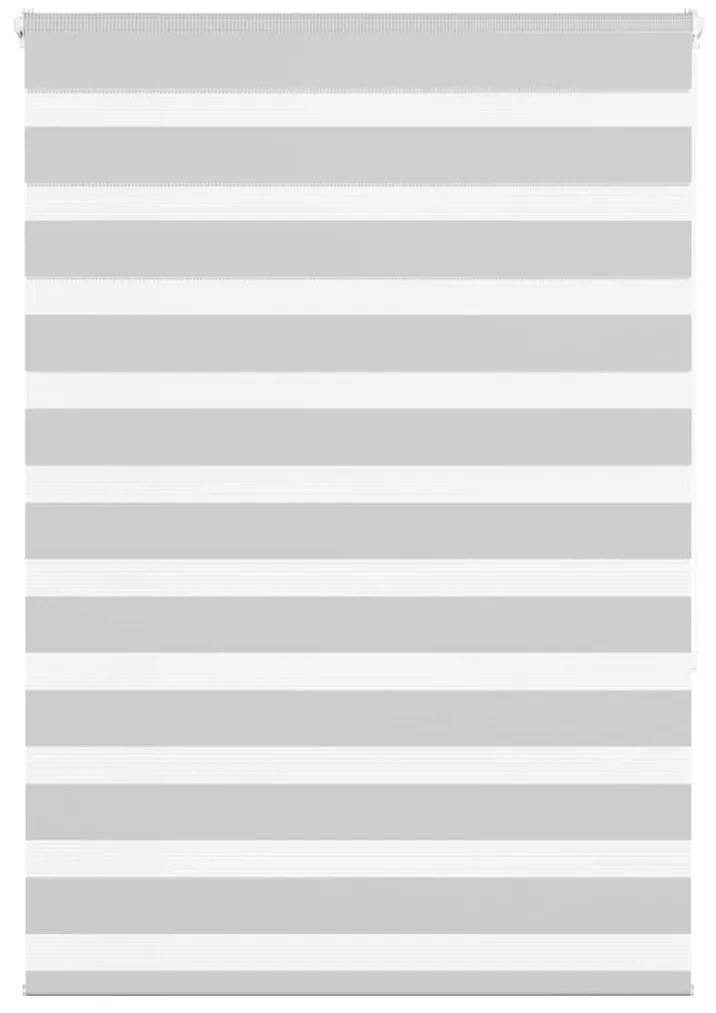 vidaXL Ζέβρα τυφλή Ανοιχτό Γκρι Πλάτος υφάσματος 105,9 εκ. Πολυεστέρας