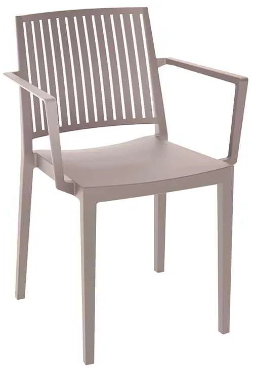 Πολυθρόνα CARMEN PP-UV Tortora 58x55x82cm