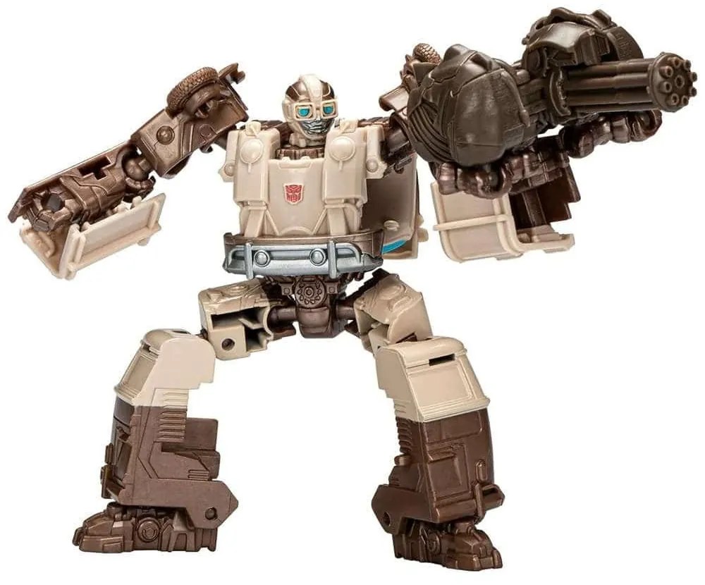 Φιγούρα Transformers Beast F3897 Weaponizer 2-Pack Wheeljack Rhinox 15cm Brown Hasbro