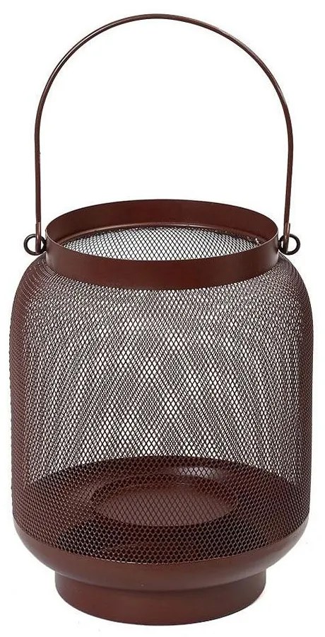 Φανάρι ATG118 Φ20x25cm Red Espiel Μέταλλο
