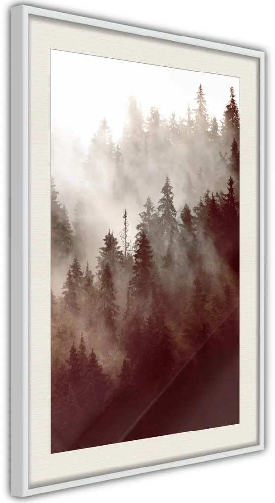 Αφίσα - Forest Fog - 20x30 - Χρυσό - Χωρίς πασπαρτού