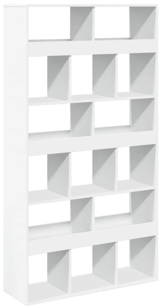 vidaXL Βιβλιοθήκη Λευκή 100x33x187,5 εκ. Επεξ. Ξύλο