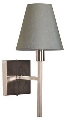 Απλίκα Φωτιστικό Τοίχου 1xE14 Νίκελ Lucerne LUCERNE-1LT Elstead Lighting LUCERNE-1LT Νίκελ Ματ
