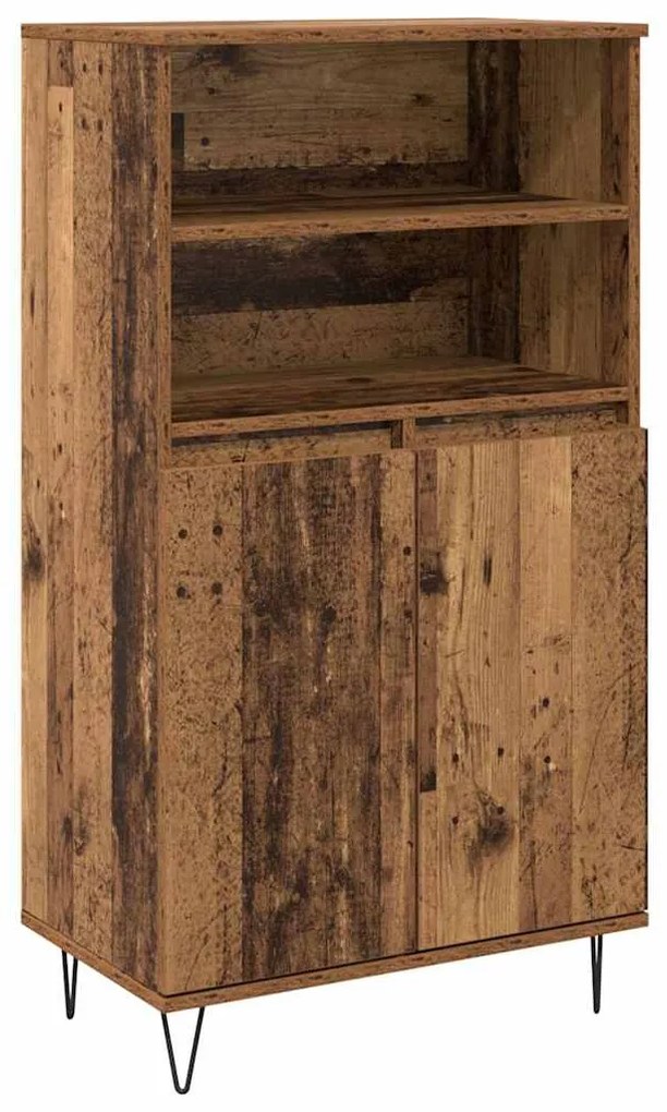 vidaXL Highboard Καφέ 60 x 36 x 110 εκ. Επεξεργασμένο ξύλο
