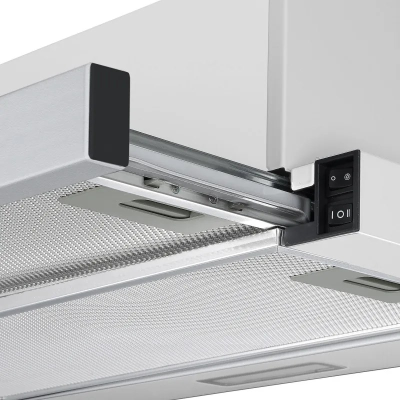 Tesla DT600AX, 120W, 2 μοτέρ, φίλτρο αλουμινίου, 350 m3/h, LED, Class D, Inox