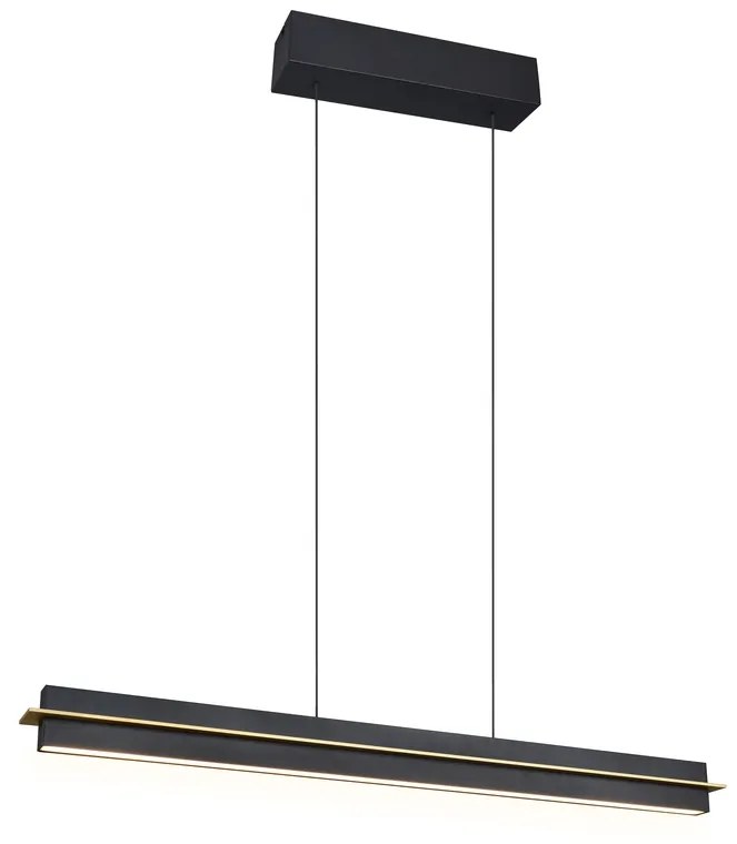 Φωτιστικό Κρεμαστό Trio Lighting EMERSON 346710180 Μαύρο Ματ (Black Mat) 2700K - 5000K