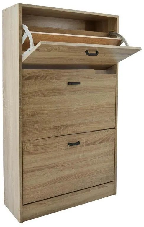Παπουτσοθήκη 745531 24x63x115cm Natural Ankor Ξύλο