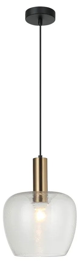 Φωτιστικό Οροφής Κρεμαστό Oliver 4322800 E27 LED 1xMax 40W 25x189cm Clear Viokef
