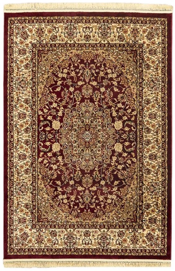 Χαλί Persia 5649 Burgundy με κρόσσι - 160x230