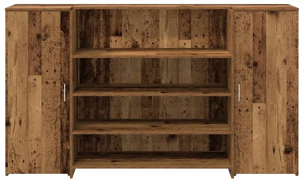 vidaXL Γραφείο υποδοχής Παλιό Ξύλο 180x50x103,5 εκ. Επεξεργασμένο Ξύλο