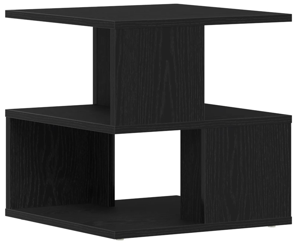 vidaXL Τραπέζι Ψηλού Σαλονιού Μαύρο Δρυς 40x40x40 εκ. Φτιαγμένο από Ξύλο