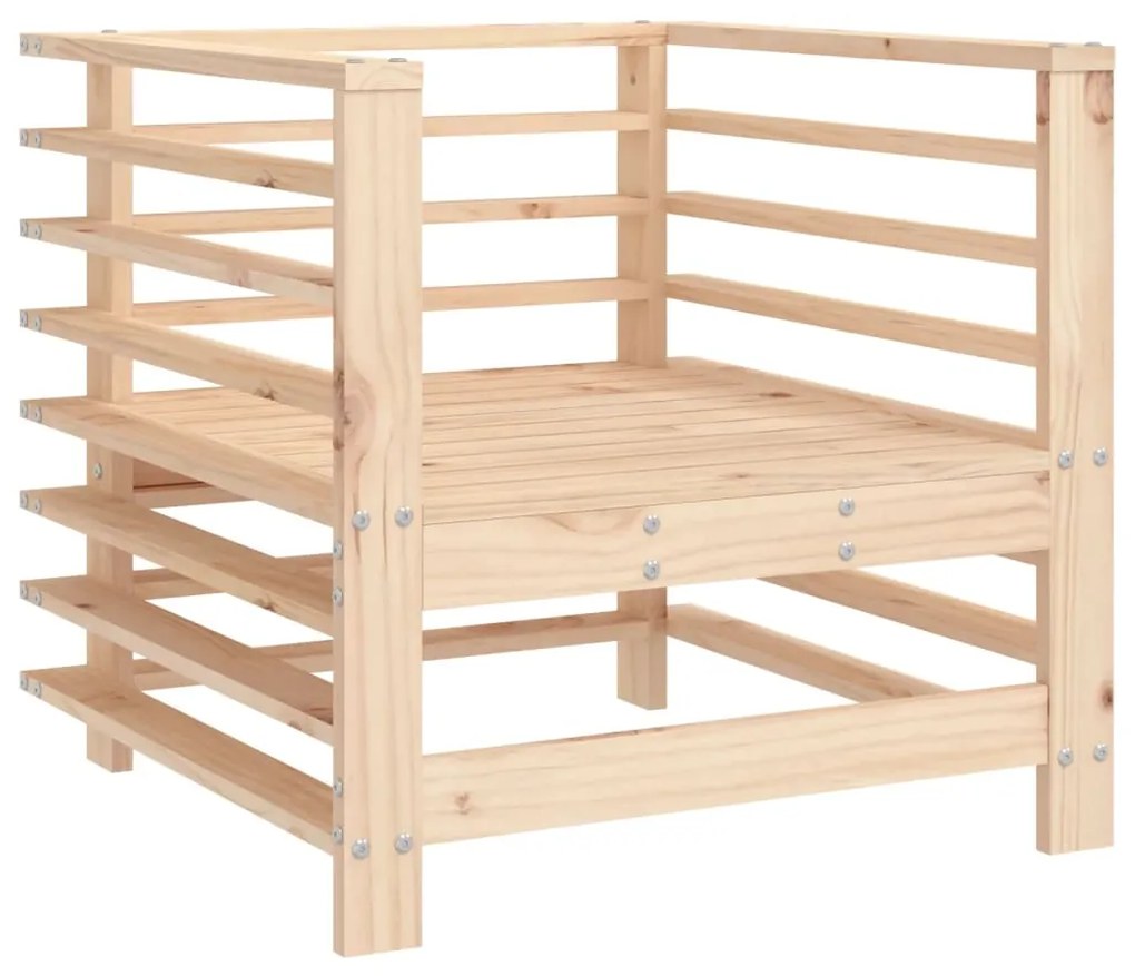 vidaXL Καρέκλες Κήπου με Μαξιλάρια 2 τεμ. από Μασίφ Ξύλο Πεύκου