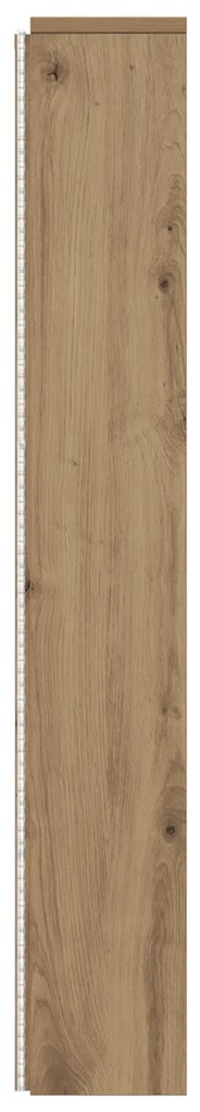 vidaXL Κρεβάτι με Κεφαλάρι με ράφι artisan δρυς Επεξεργασμένο ξύλο