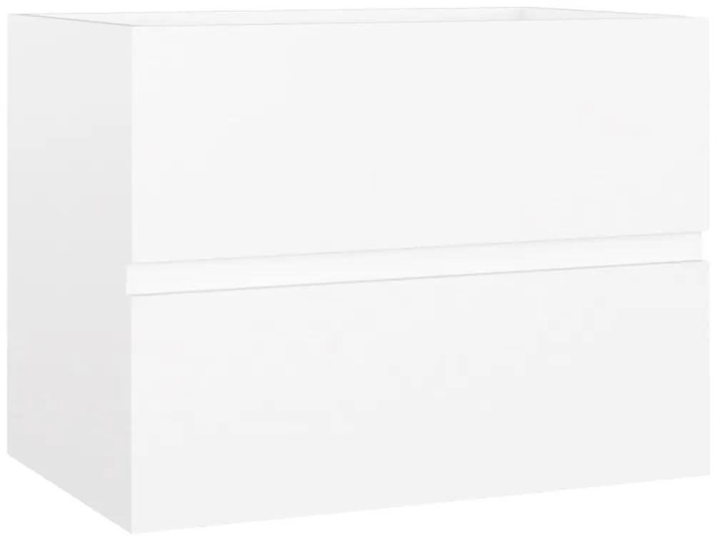 Ντουλάπι Νιπτήρα Λευκό 60x38,5x45 εκ. Μοριοσανίδα - Λευκό