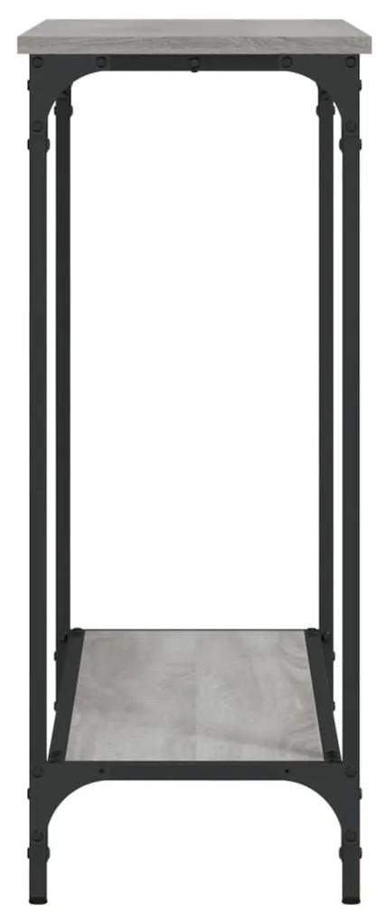 Τραπέζι Κονσόλα Γκρι Sonoma 101x30,5x75 εκ. Επεξεργασμένο Ξύλο - Γκρι
