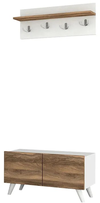 ΕΠΙΠΛΟ ΕΙΣΟΔΟΥ LORES MEGAPAP ΧΡΩΜΑ ΛΕΥΚΟ - ΚΑΡΥΔΙ 80X31,3X41,5ΕΚ.