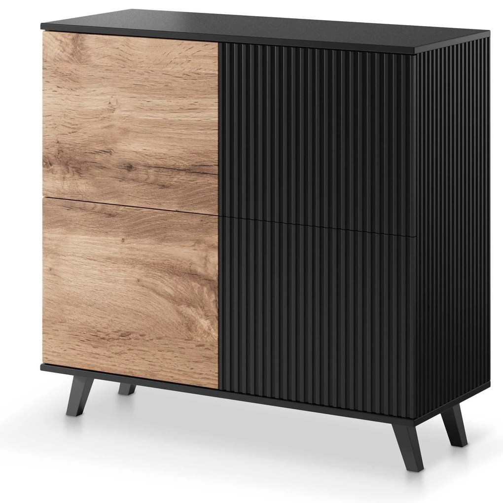 RANDOM KM-2 chest, color: wotan oak/black DIOMMI V-PL-RANDOM-KM-2
