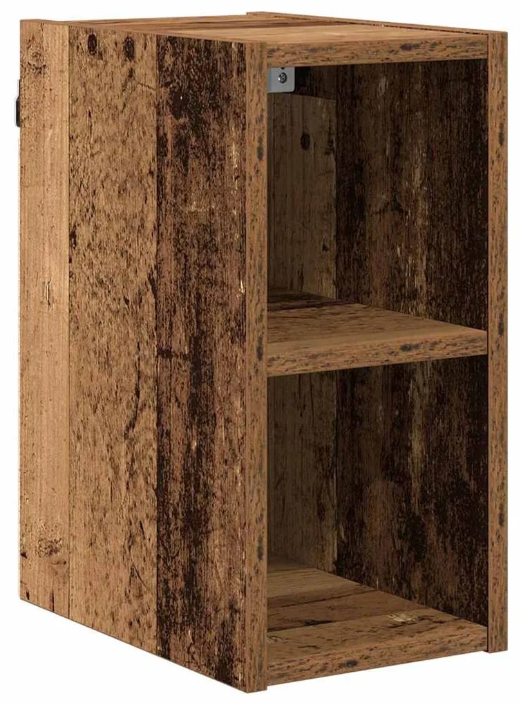 vidaXL Κρεμαστό ντουλάπι με αποθήκευση Παλιό ξύλο 20 x 29,5 x 40 εκ.