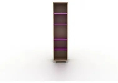 Irven  Βιβλιοθήκη Irven Bookie 01 0.45x1.85x0.39cm Δρυς BEST-4001041