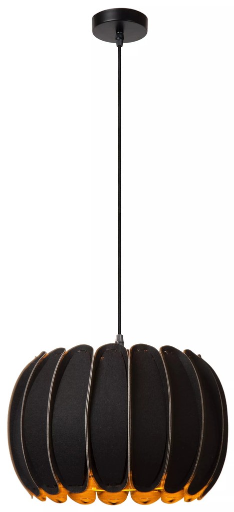 Φωτιστικό Κρεμαστό Lucide 34445-30-30 SPENCER Μαύρο Ματ (Black Mat)