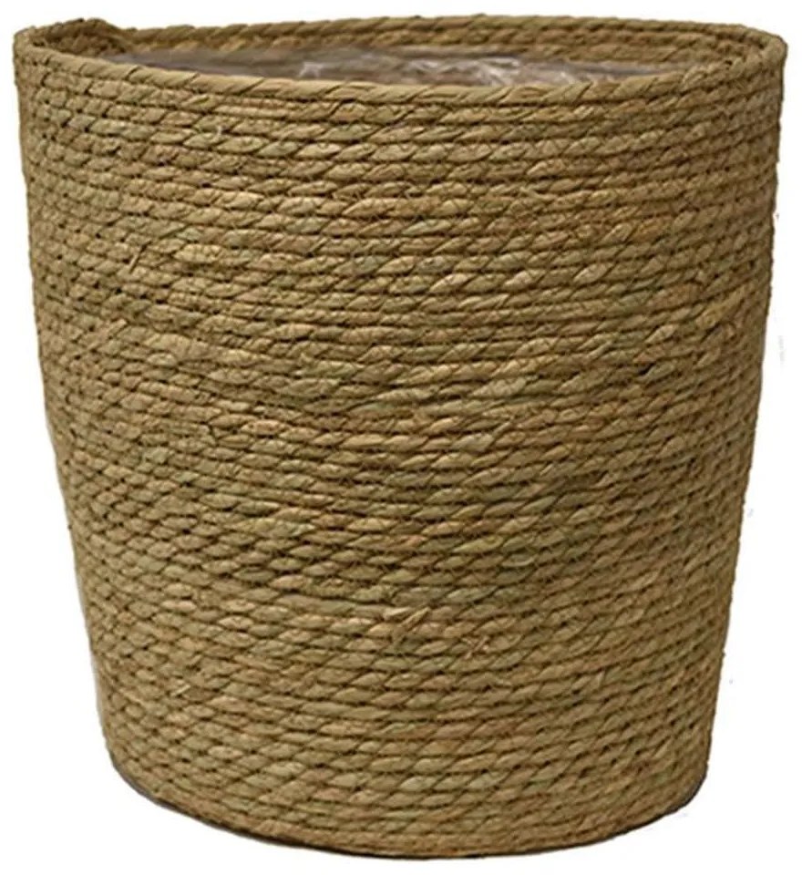 Καλάθι - Κασπώ Με Νάιλον 00.06.67520 35x35cm Ψάθινο Natural Mat