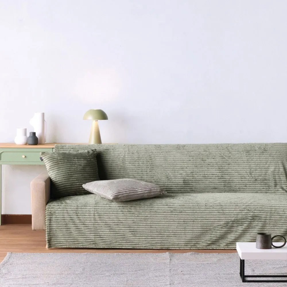 Ριχτάρι Sergio 10 Green Kentia Τριθέσιο 180x280cm Πολυέστερ