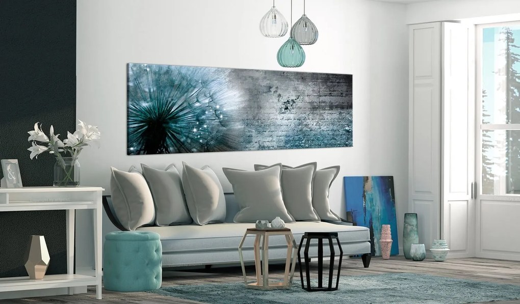 Πίνακας - Blue Dandelion 150x50