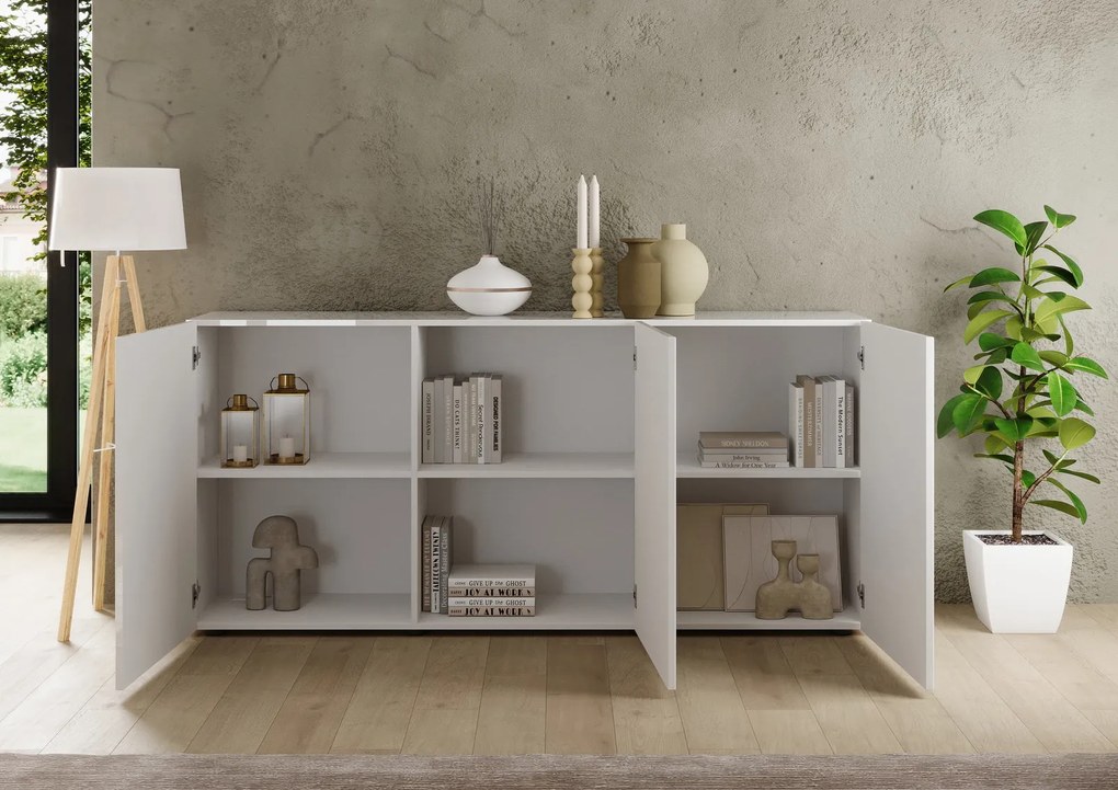 Έπιπλο Τηλεόρασης Ανθρακί Οξειδωμένο 121x43x57