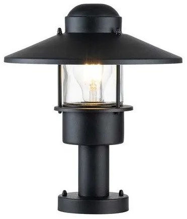 Επιδαπέδιο Φωτιστικό Κολονάκι 1xE27 IP44 32cm Klampenborg Elstead Lighting-KLAMPENBORG-PED-BK-Μαύρο KLAMPENBORG-PED-BK